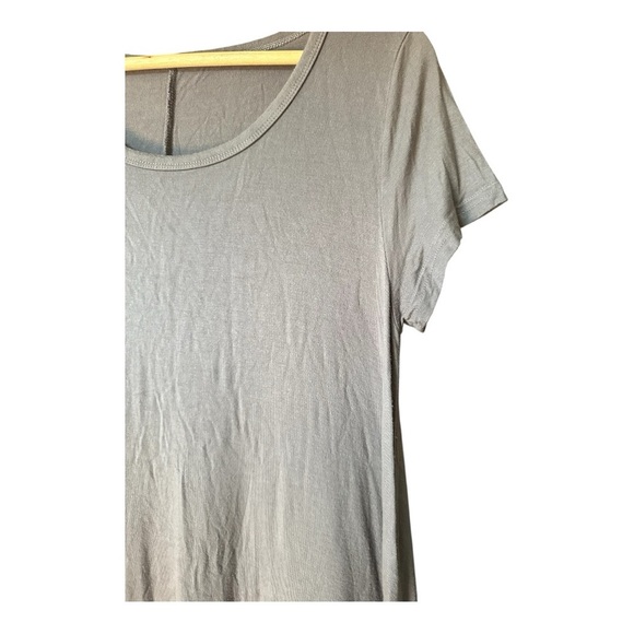 Casual Gray Short Sleeve Dress - Picture 2 of 4